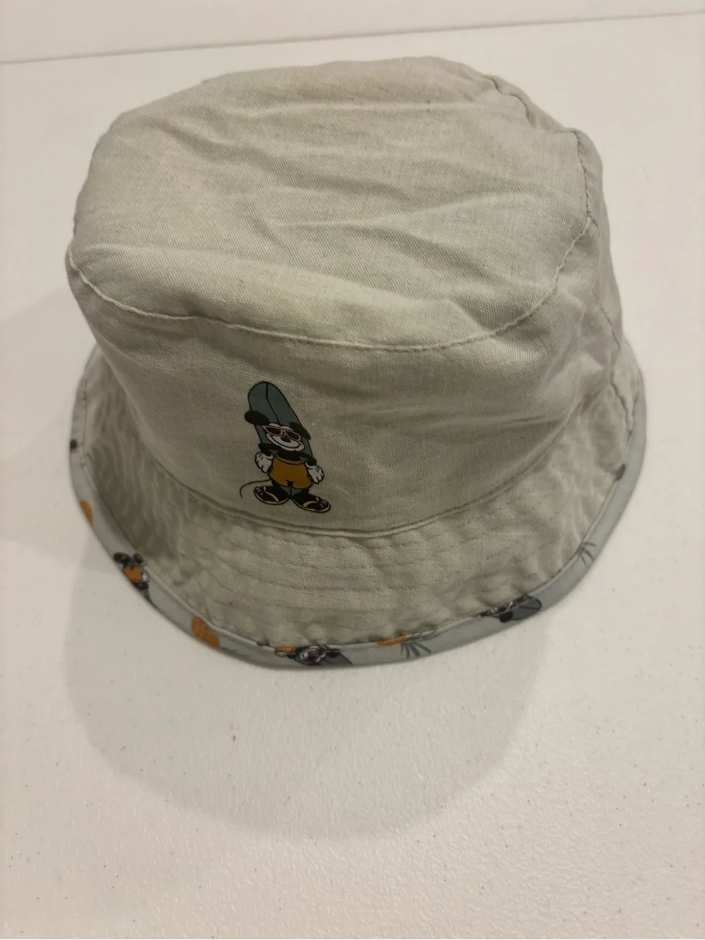 Disney Mickey Bucket Hat Reversible Pineapple Surf Print